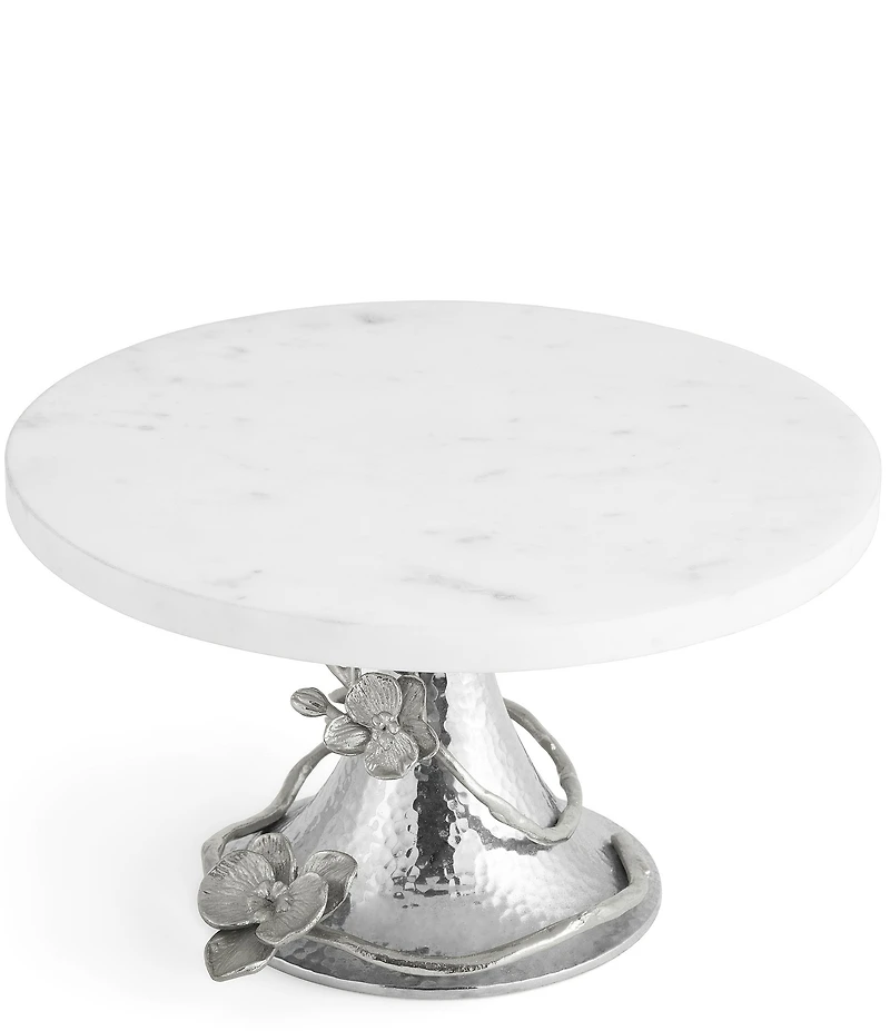 Michael Aram White Orchid Collection Cake Stand