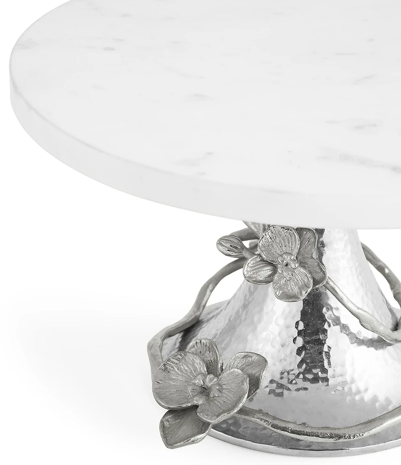 Michael Aram White Orchid Collection Cake Stand