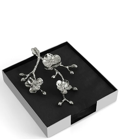 Michael Aram White Orchid Collection Dinner Napkin Holder