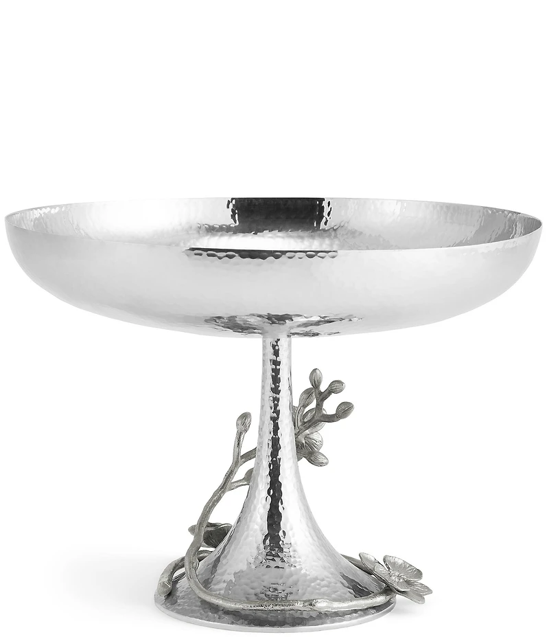 Michael Aram White Orchid Collection Footed Centerpiece Bowl