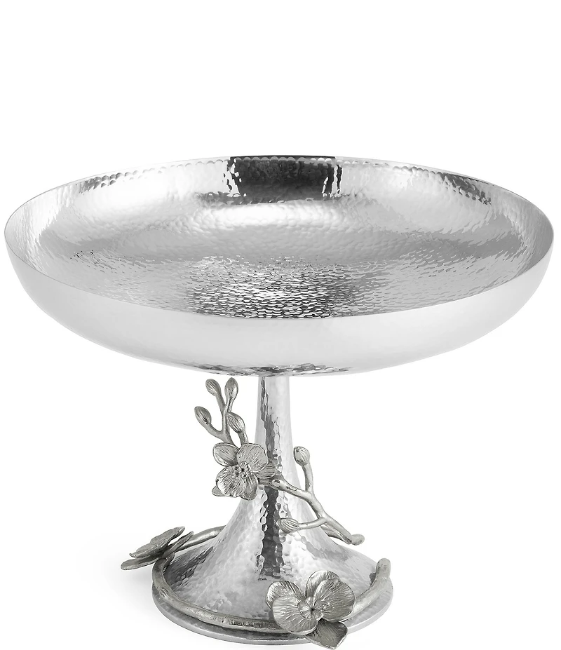 Michael Aram White Orchid Collection Footed Centerpiece Bowl