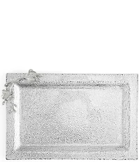 Michael Aram White Orchid Collection Glass Tray