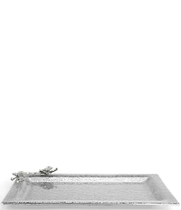 Michael Aram White Orchid Collection Glass Tray