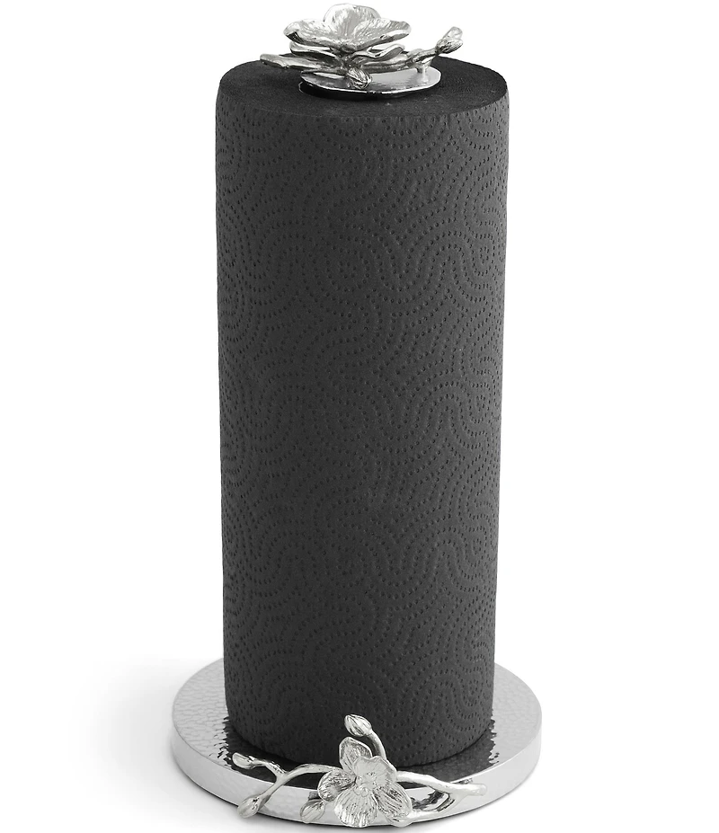 Michael Aram White Orchid Collection Paper Towel Holder