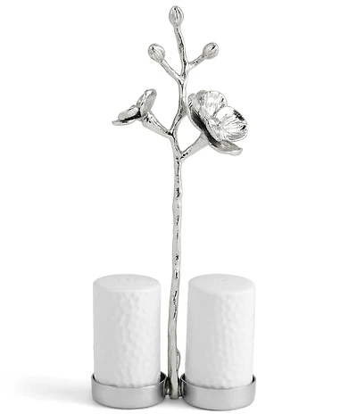 Michael Aram White Orchid Collection Salt and Pepper Set