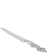 Michael Aram White Orchid Collection Sculpted Bread Knife