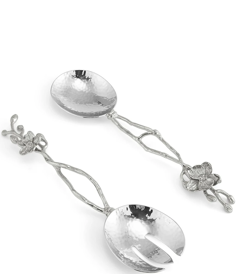 Michael Aram White Orchid Collection Sculpted Serving Set