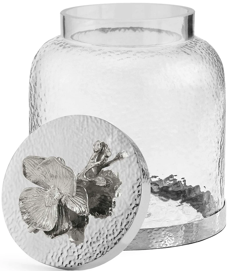 Michael Aram White Orchid Cookie Jar