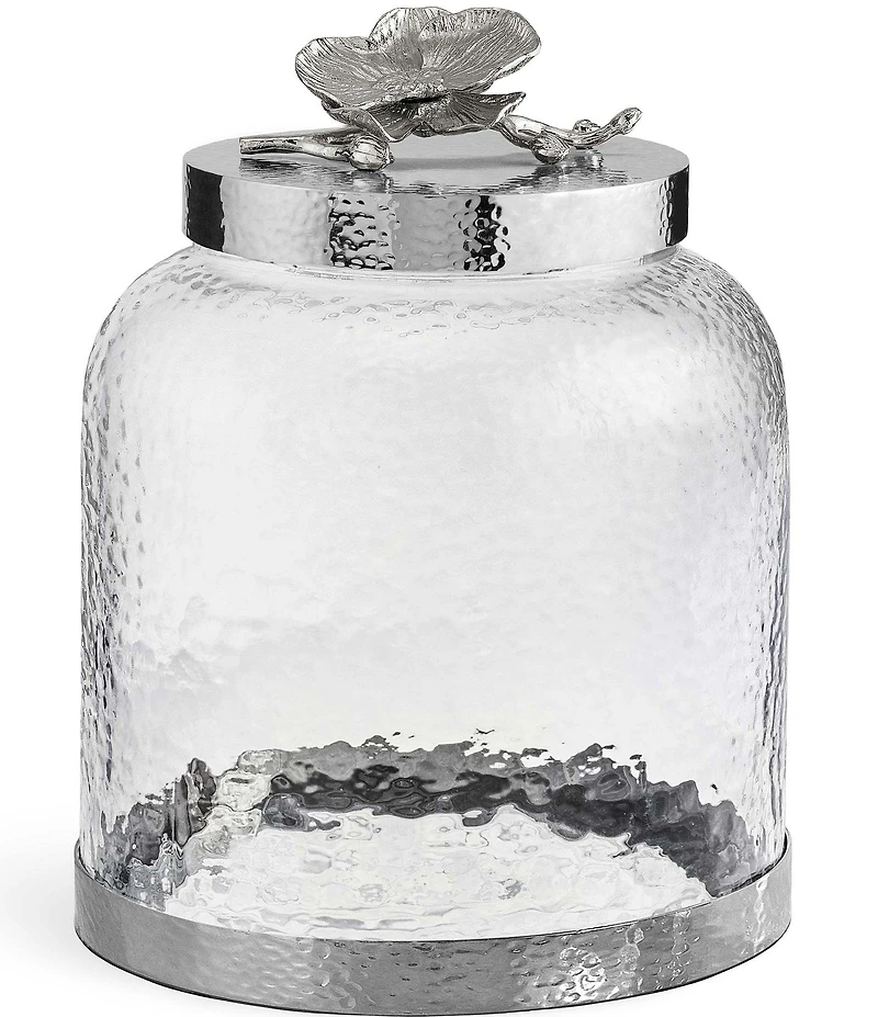 Michael Aram White Orchid Cookie Jar