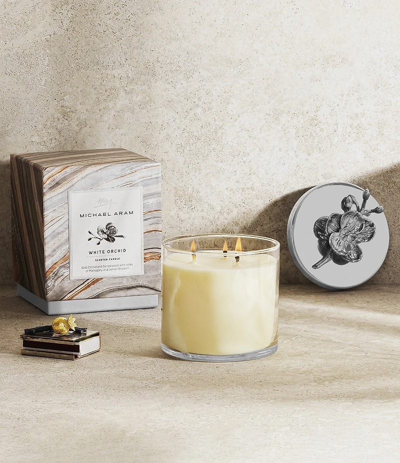 Michael Aram White Orchid Candle, 13.5 oz.