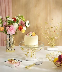 Michael Aram Wildflowers Cake Stand