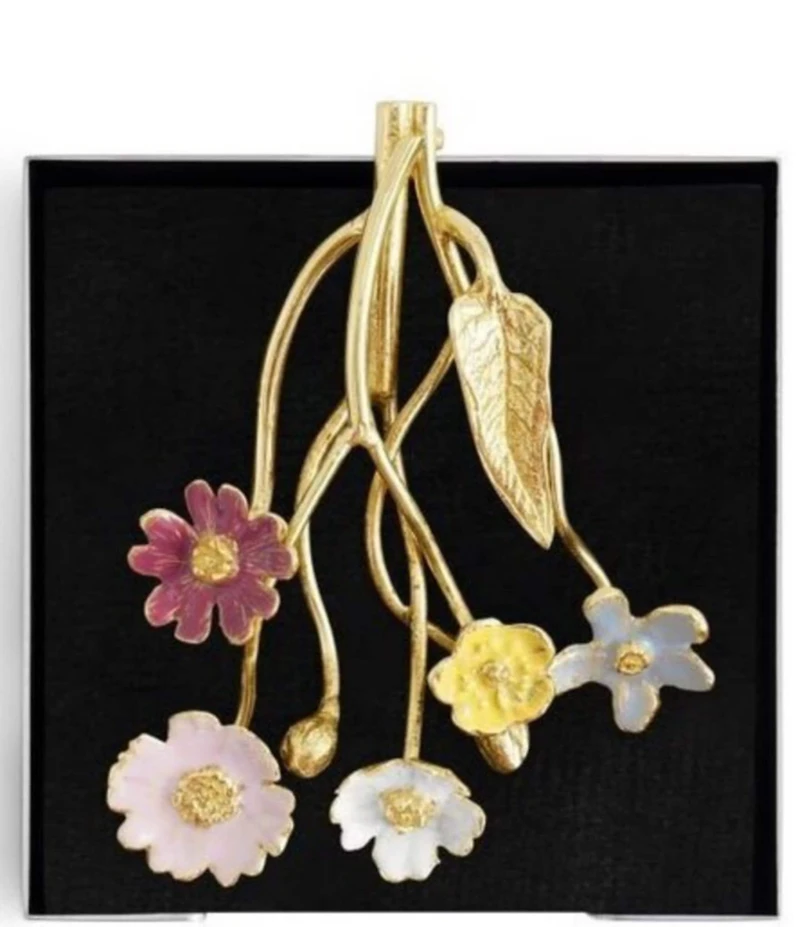 Michael Aram Wildflowers Cocktail Napkin Holder