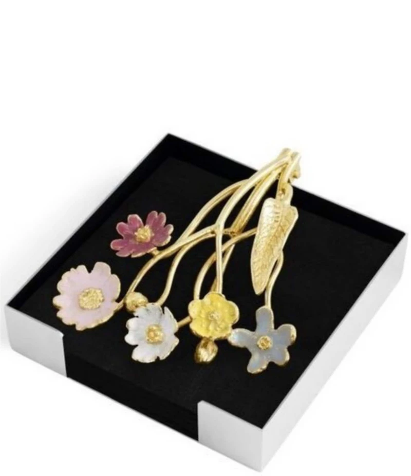 Michael Aram Wildflowers Cocktail Napkin Holder