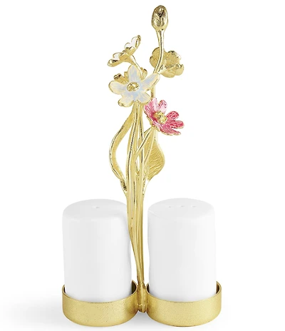 Michael Aram Wildflowers Collection Salt & Pepper Shaker Set
