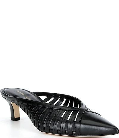 Michael Kors Adrianna Kitten Heel Dress Mules