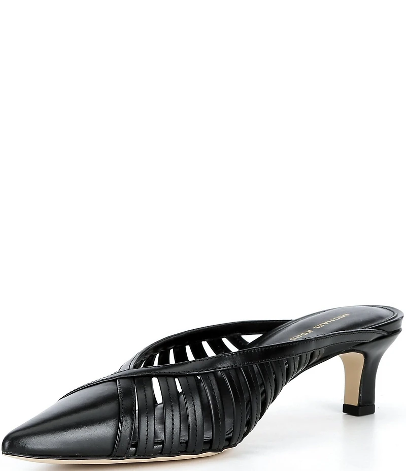 Michael Kors Adrianna Kitten Heel Dress Mules