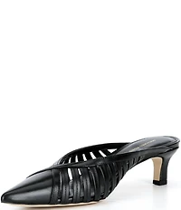 Michael Kors Adrianna Kitten Heel Dress Mules