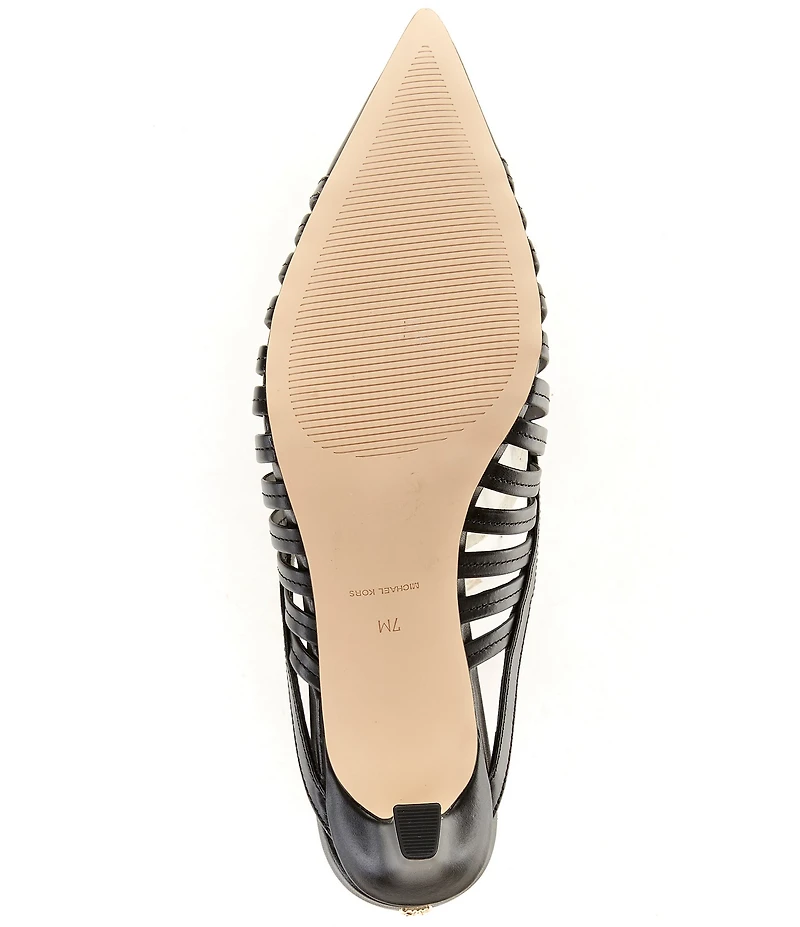 Michael Kors Adrianna Kitten Heel Dress Mules