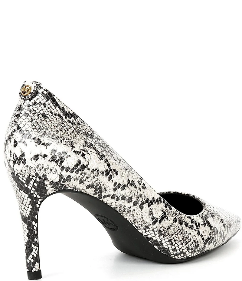 Michael Kors Alina Flex Snake Embossed Leather Pumps
