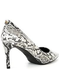 Michael Kors Alina Flex Snake Embossed Leather Pumps