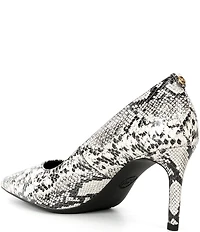 Michael Kors Alina Flex Snake Embossed Leather Pumps