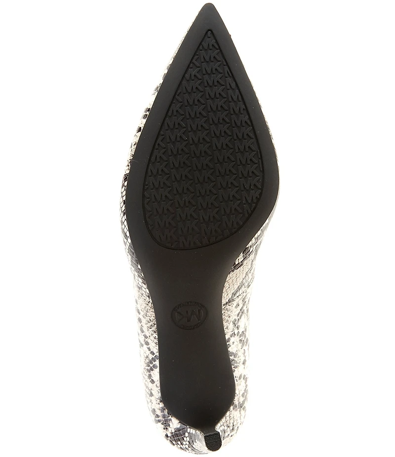 Michael Kors Alina Flex Snake Embossed Leather Pumps