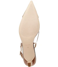 Michael Kors Amara Clear Cap Toe Slingback Pumps