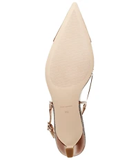 Michael Kors Amara Clear Cap Toe Slingback Pumps
