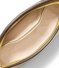 Michael Kors Athena Gold Metallic Small Dome clutch crossbody