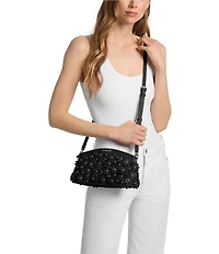 Michael Kors Athena Small Dome Floral Clutch Crossbody Bag