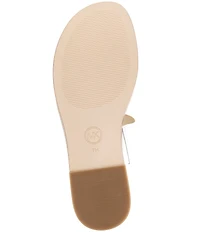 Michael Kors Berkley Leather Zip Hardware Slide Sandals