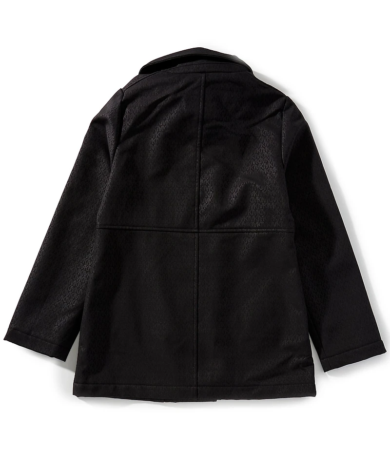 Michael Kors Big Girls Asymetirc Soft Shell Hoodie Jacket