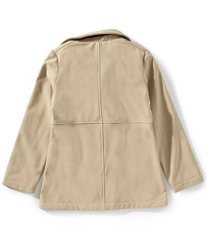 Michael Kors Big Girls Asymetirc Soft Shell Hoodie Jacket