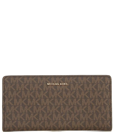 Michael Kors Bryant Large Logo Slim Snap Wallet