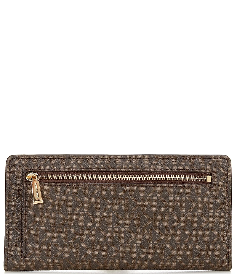 Michael Kors Bryant Large Logo Slim Snap Wallet