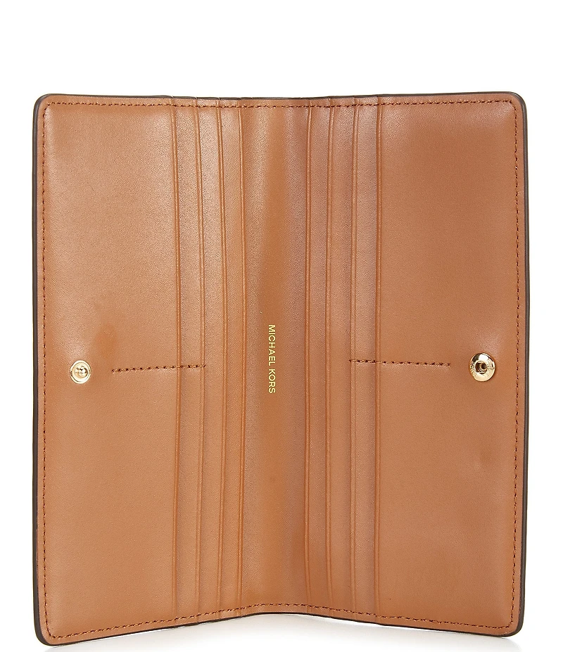 Michael Kors Bryant Large Logo Slim Snap Wallet