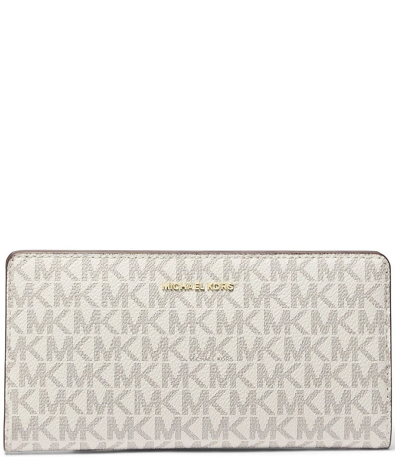 Michael Kors Bryant Large Logo Slim Snap Wallet