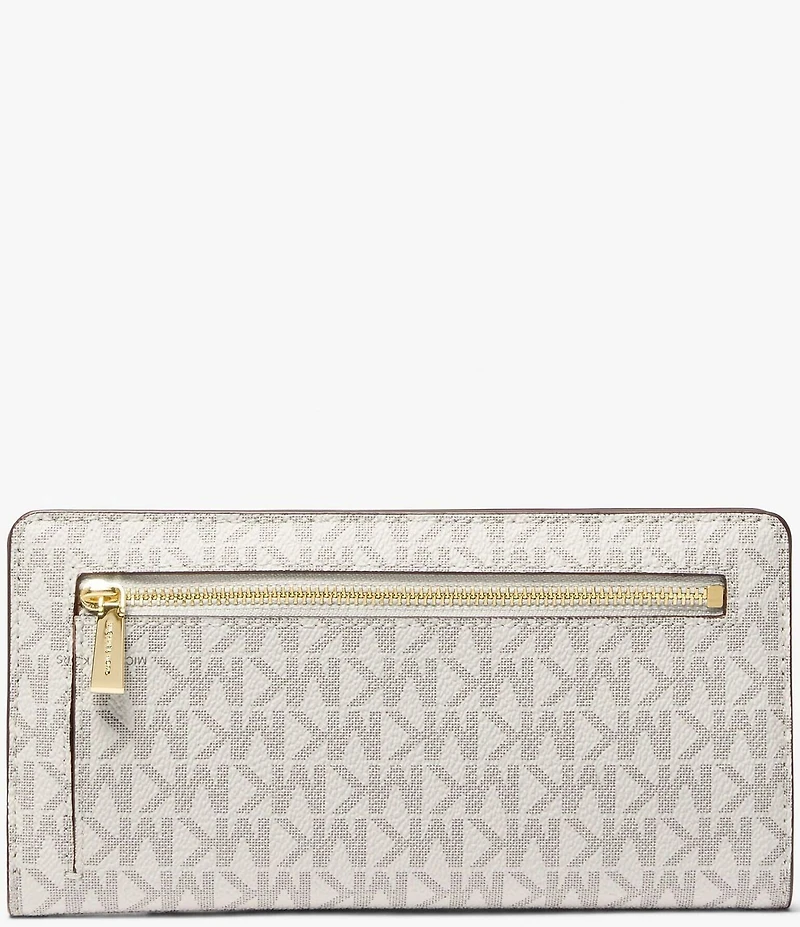 Michael Kors Bryant Large Logo Slim Snap Wallet