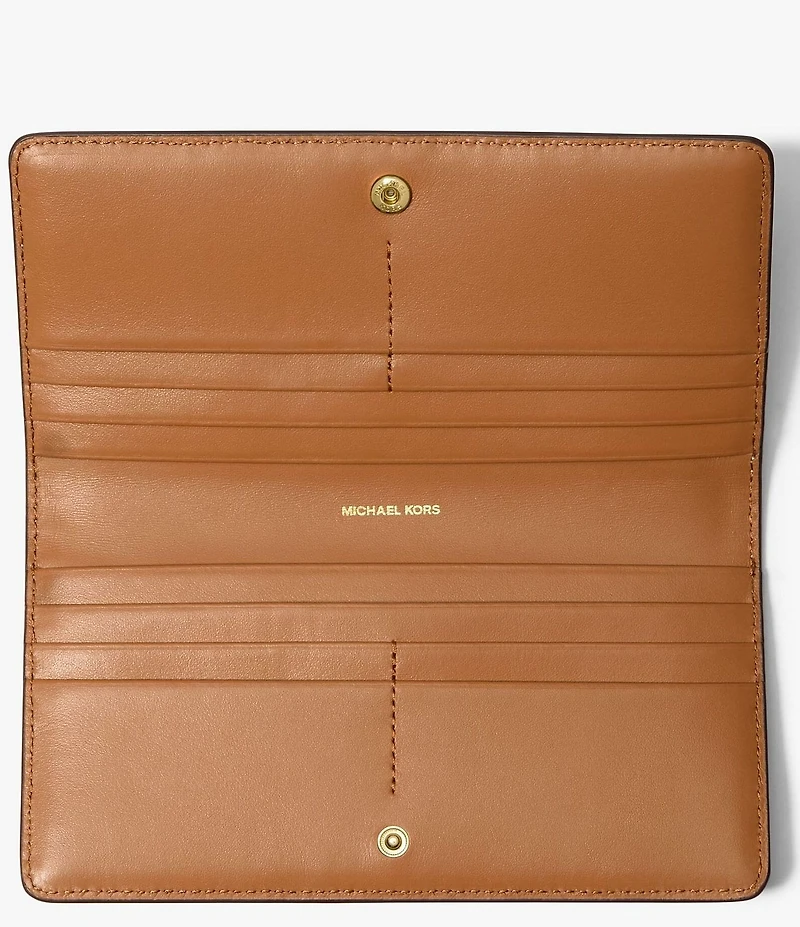 Michael Kors Bryant Large Logo Slim Snap Wallet