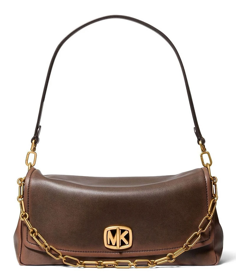 Michael Kors Bryant Large Turnlock Convertible Chain Shoulder Bag