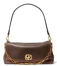 Michael Kors Bryant Large Turnlock Convertible Chain Shoulder Bag
