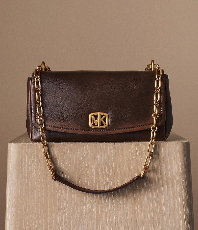 Michael Kors Bryant Large Turnlock Convertible Chain Shoulder Bag