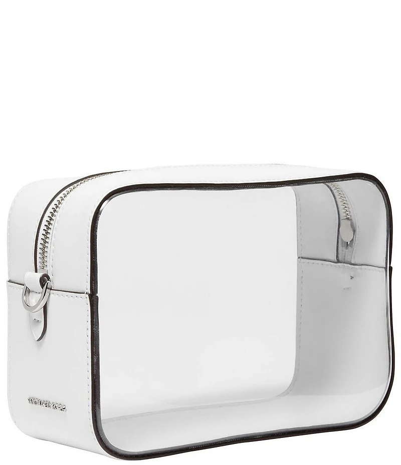Michael Kors Bryant Medium Chain Clear Soccer Keychain Camera Crossbody Bag