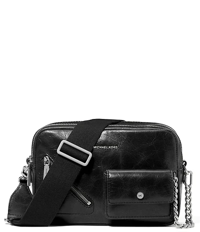 Michael Kors Bryant Medium Double Zip Camera Crossbody Bag