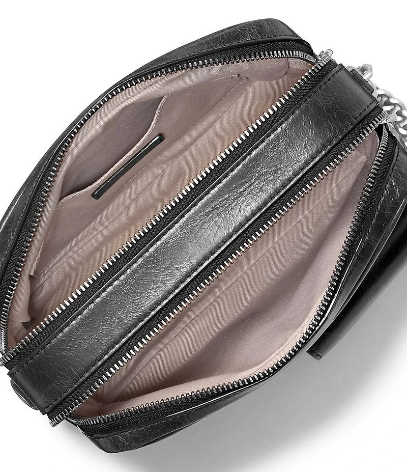 Michael Kors Bryant Medium Double Zip Camera Crossbody Bag