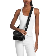 Michael Kors Bryant Medium Double Zip Camera Crossbody Bag