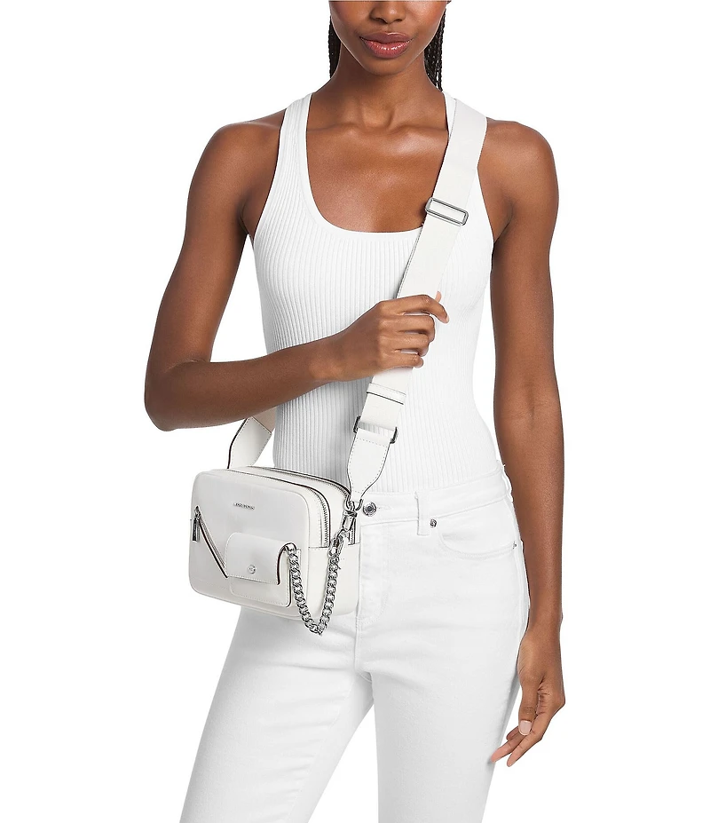 Michael Kors Bryant Medium Double Zip Camera Crossbody Bag