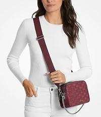 Michael Kors Bryant Medium Double Zip Chain Camera Crossbody Bag