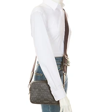 Michael Kors Bryant Medium Double Zip Chain Camera Crossbody Bag