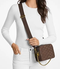 Michael Kors Bryant Medium Double Zip Chain Crossbody Bag